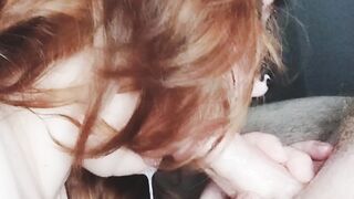 Oral Creampie: going back down after a huge cum geyser ???? #4